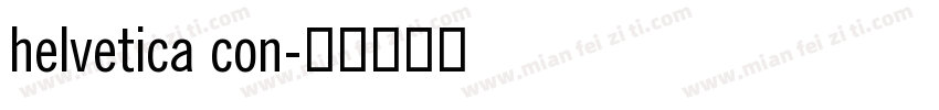 helvetica con字体转换